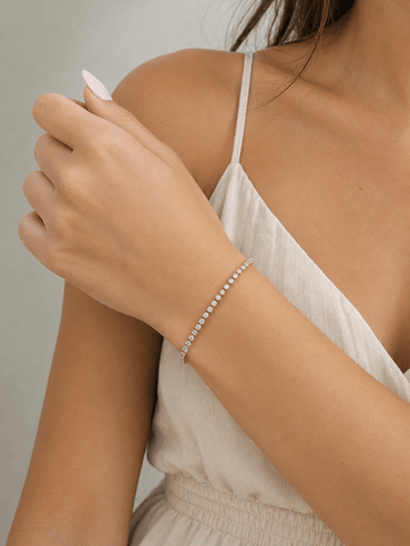 Bracciale Tennis Blanc