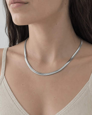 Collana Snake Argento