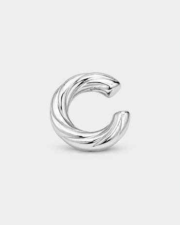 EarCuff Wave Argento