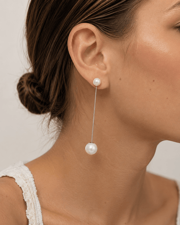 Orecchini PendentI con Perle