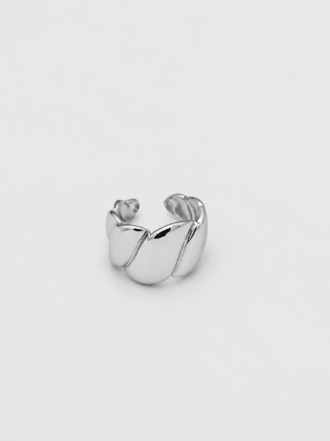 Anello Croissant Argento | Fascino Internazionale