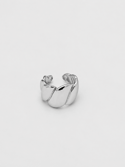Anello Croissant Argento | Fascino Internazionale