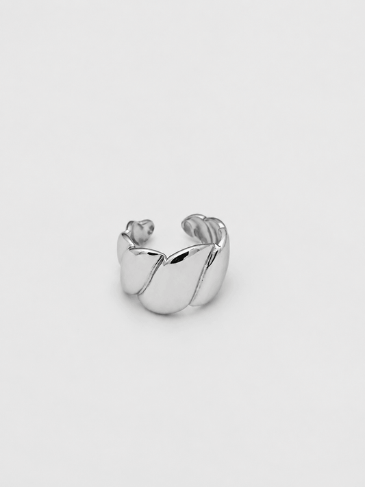 Anello Croissant Argento | Fascino Internazionale