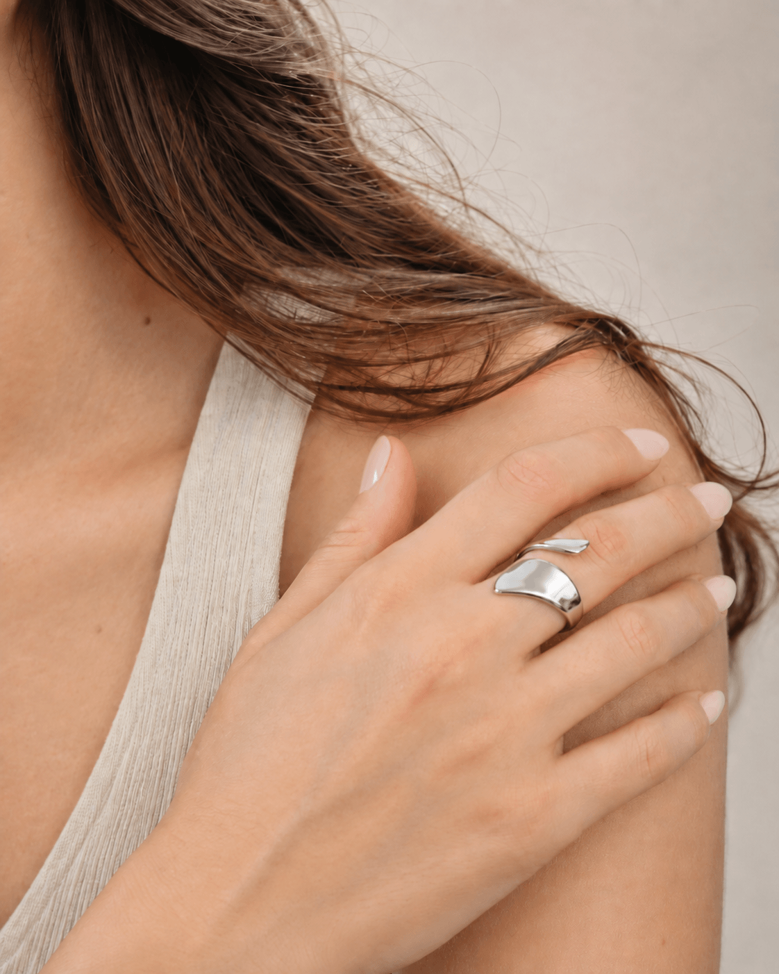 Anello Fascia Argento