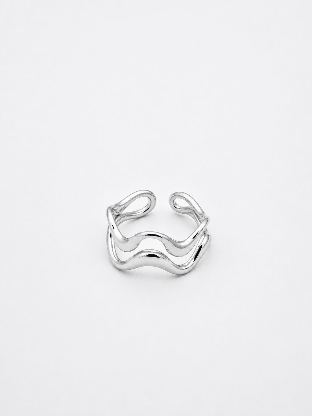 Anello Wave Argentato
