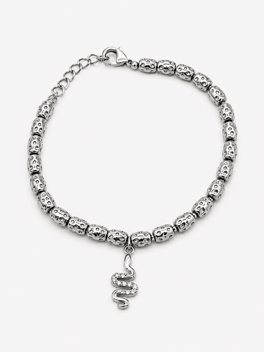 Bracciale Pepita Snake Argentato