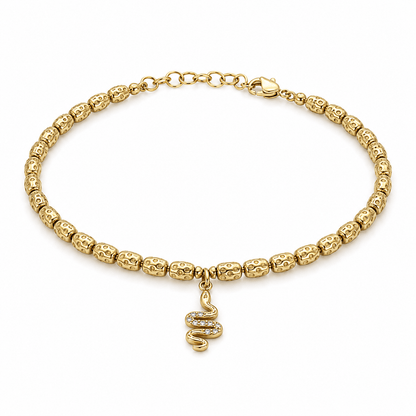 Bracciale Pepita Snake Dorato