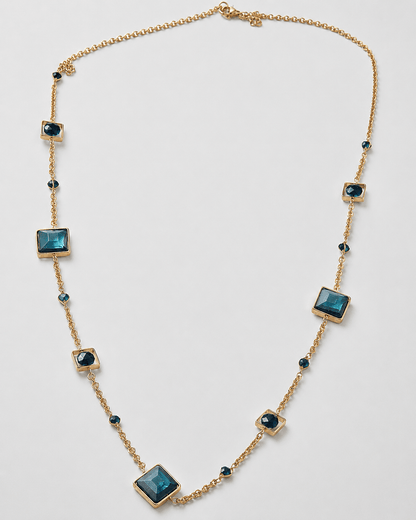 Collana Lunga Crystal Émeraude