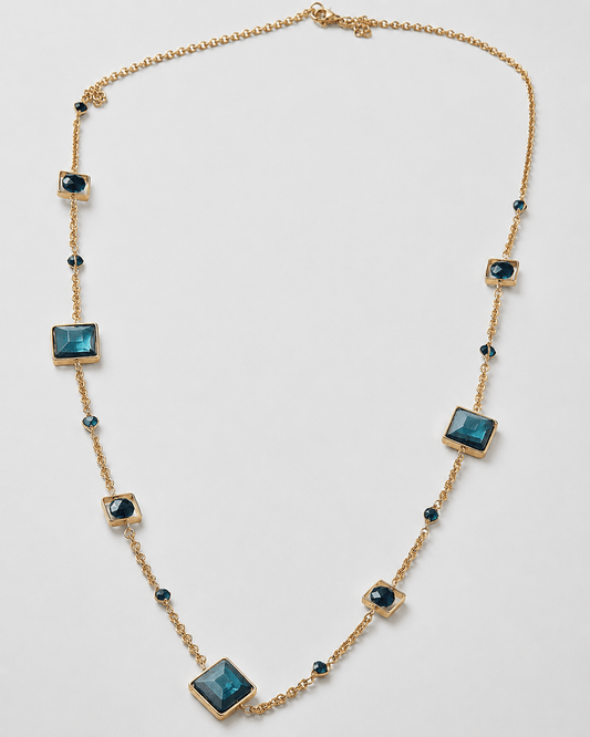 Collana Lunga Crystal Émeraude