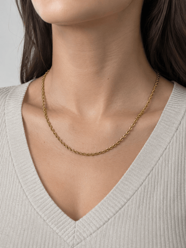 Collana Torchon Dorata