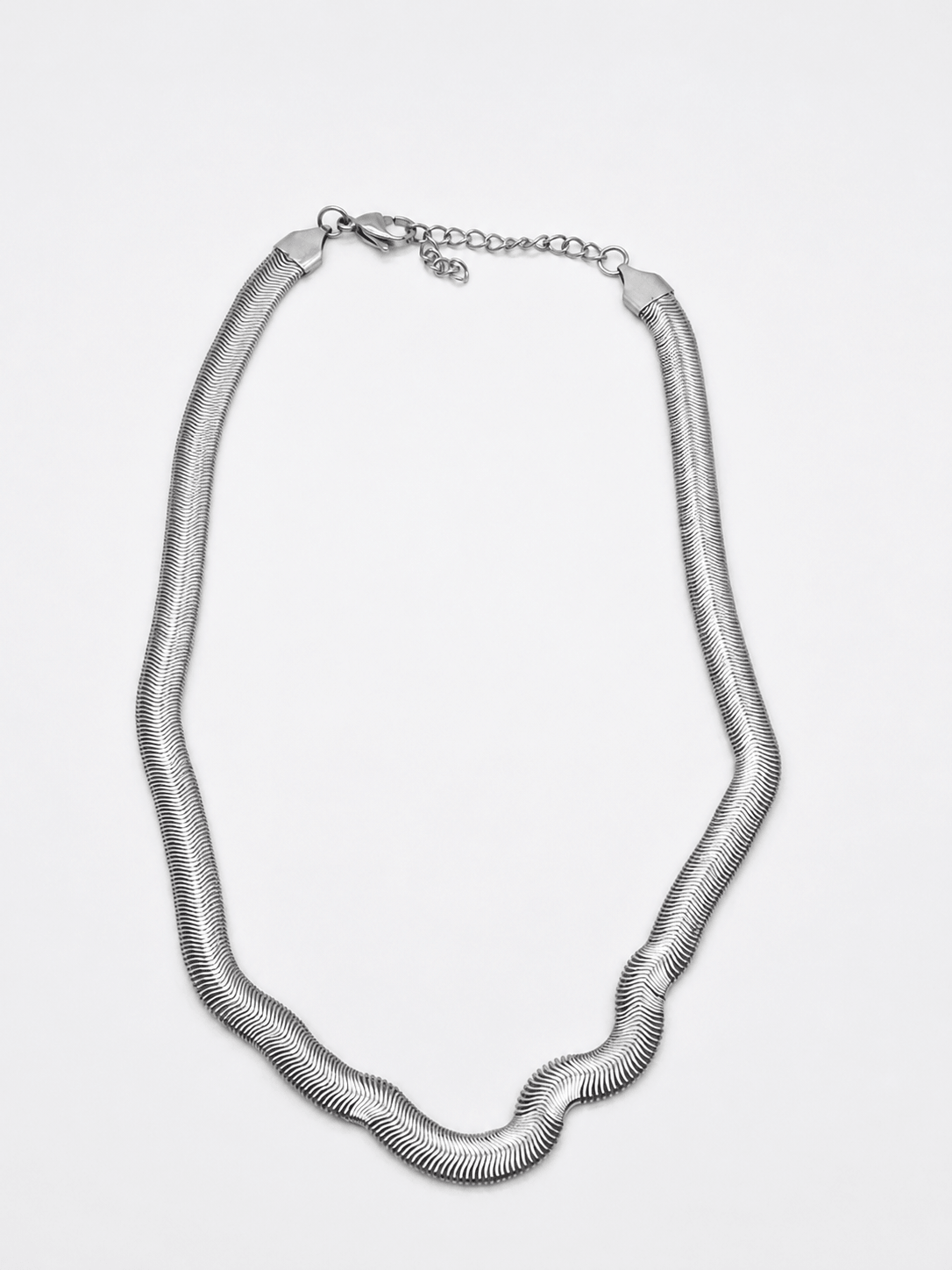 Collana Bold Snake Argento