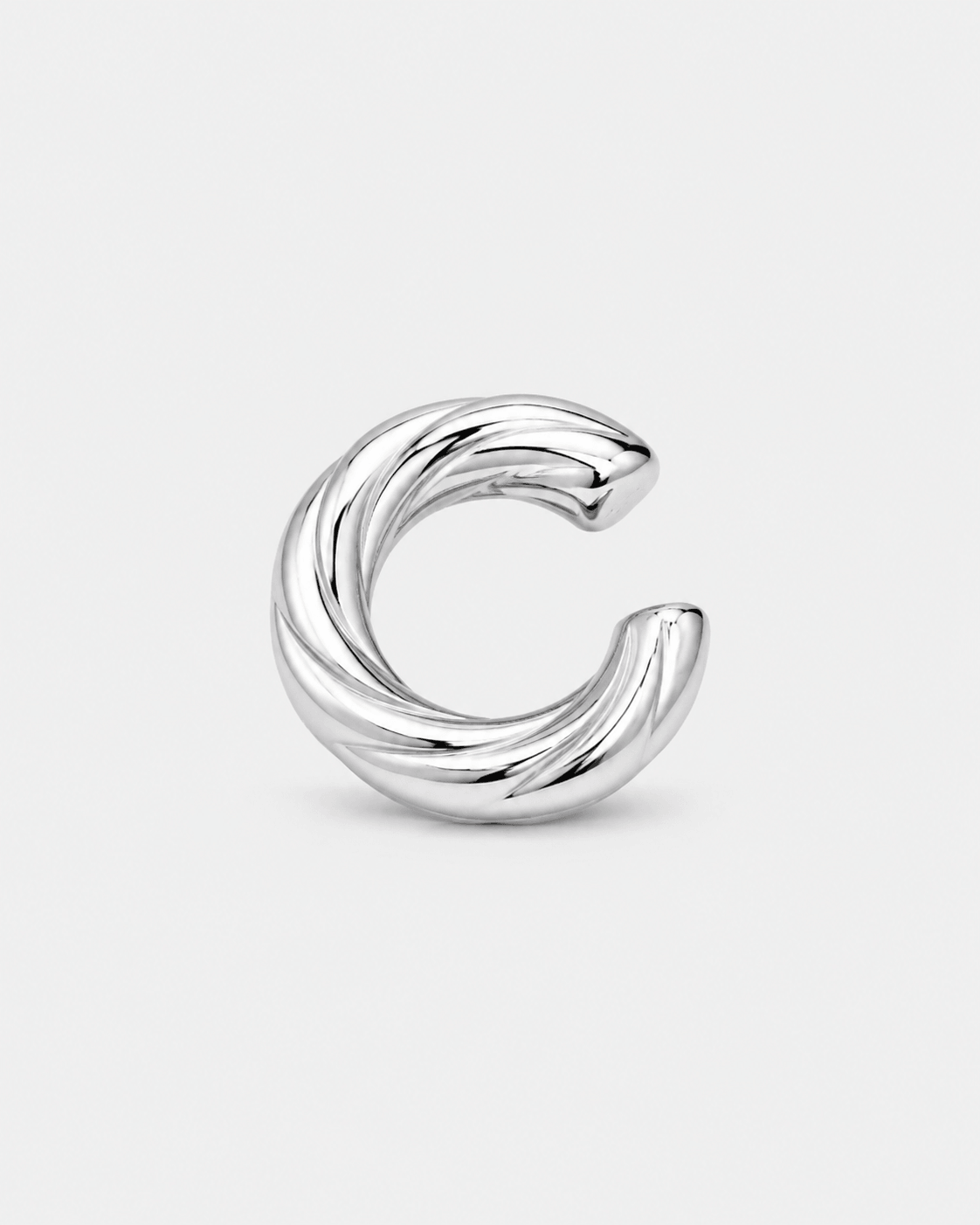 EarCuff Wave Argento