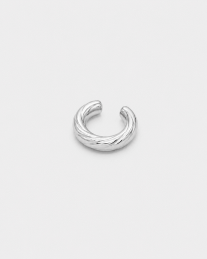 EarCuff Wave Argento