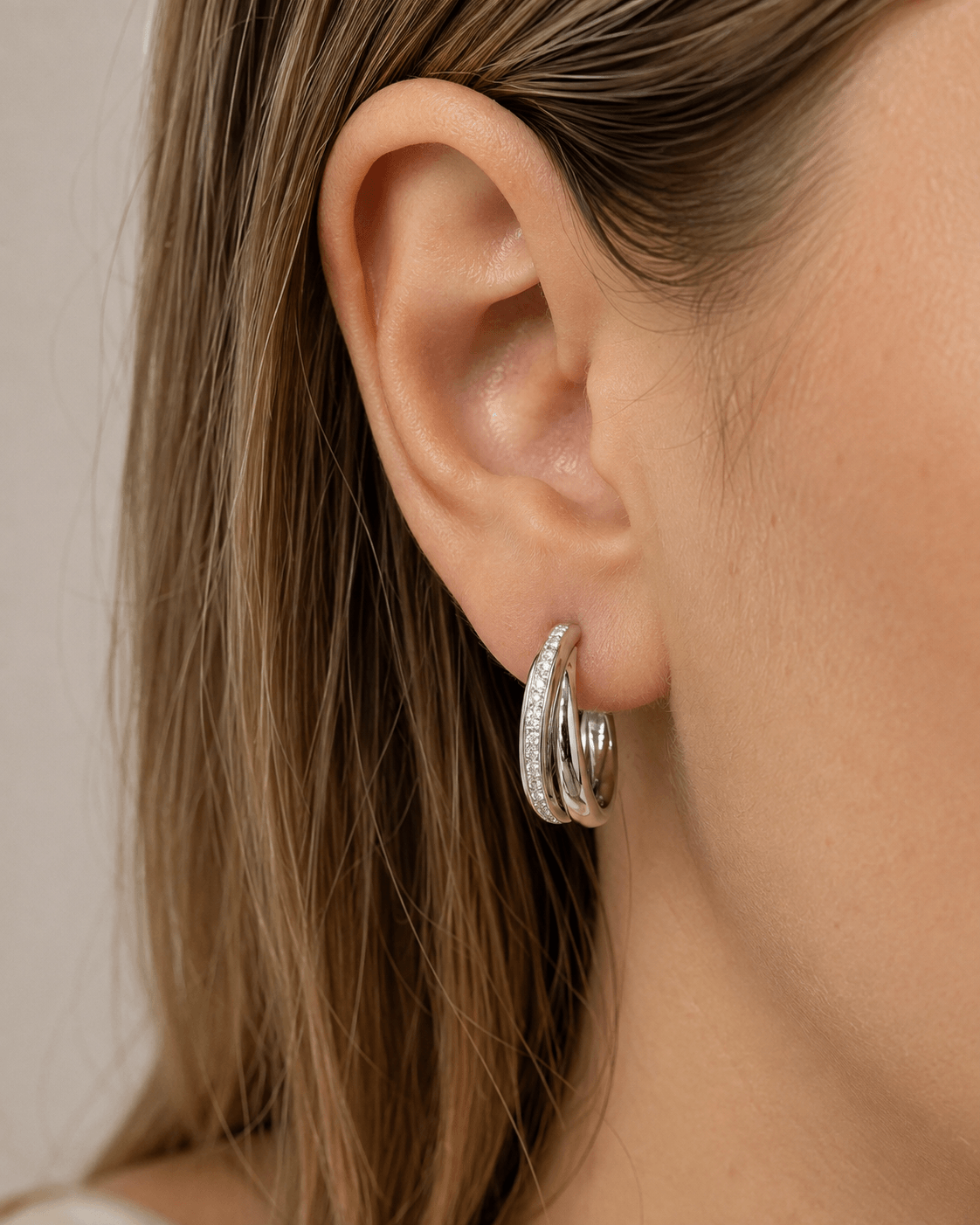 Orecchini Halo Argento