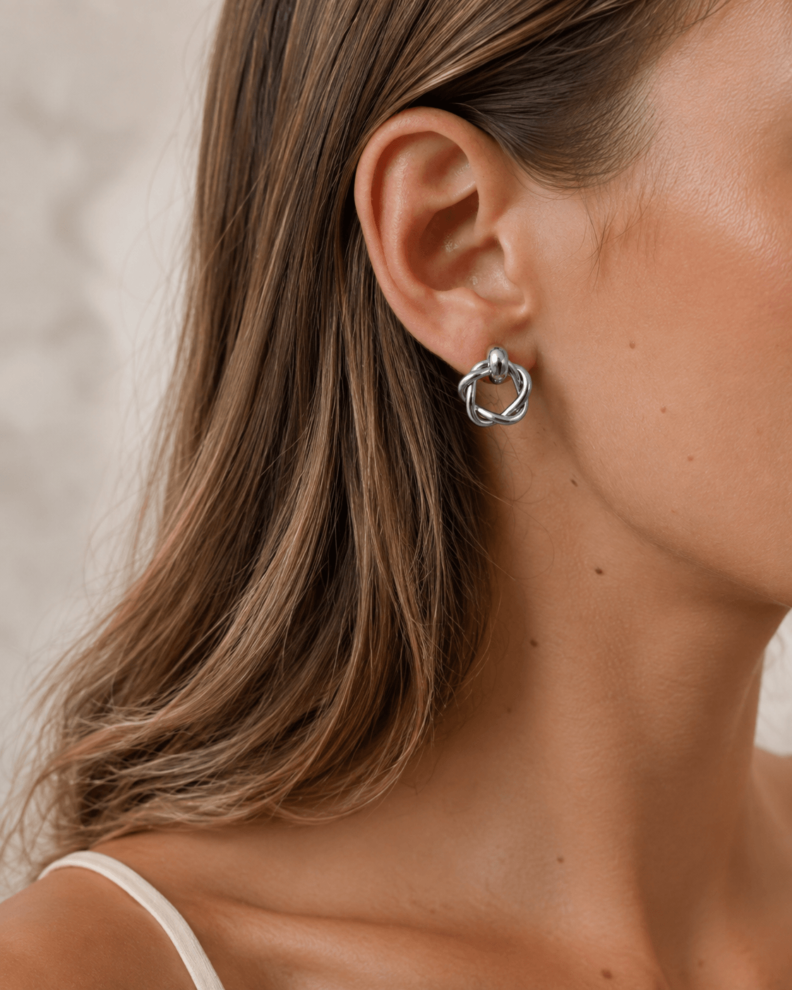 Orecchini Intrecciati Argento