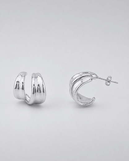 Orecchini Flux Argento