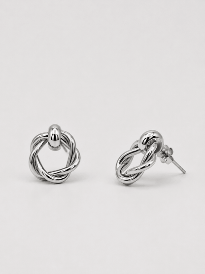 Orecchini Intrecciati Argento