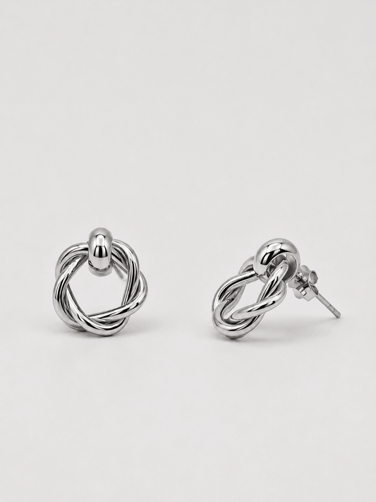 Orecchini Intrecciati Argento