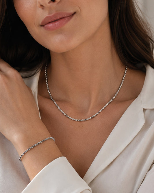 Set Torchon Argento
